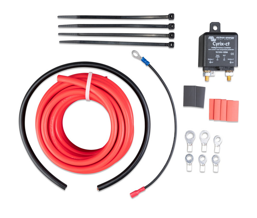 Cyrix-ct 12/24V-120A Battery Combiner Kit R  - Victron