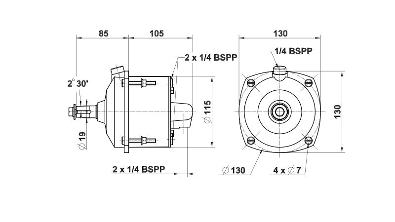 Pompe Hydraulique 35 CT HB CAR