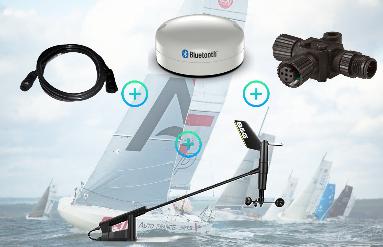 Pack girouette WS320 avec interface sans fil B&G