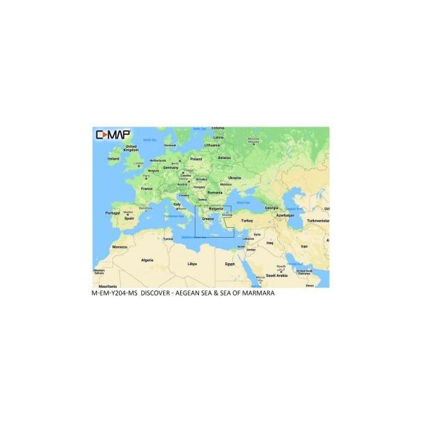 C-MAP DISCOVER Aegean sea & sea Marmara - Medium