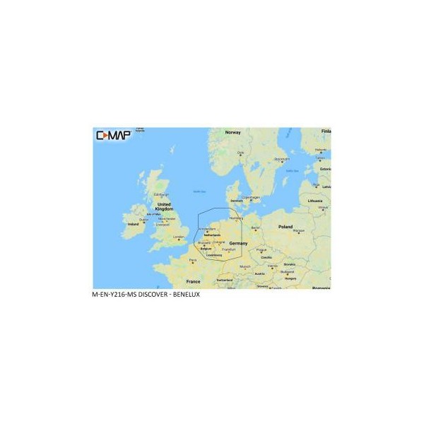 C-MAP DISCOVER Benelux Inland & Coastal - Medium