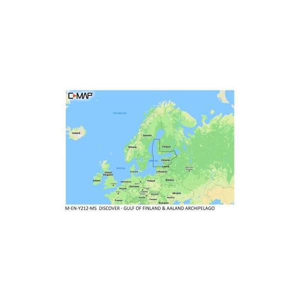 C-MAP DISCOVER Gulf of Finland & Aaland archipelago - Medium