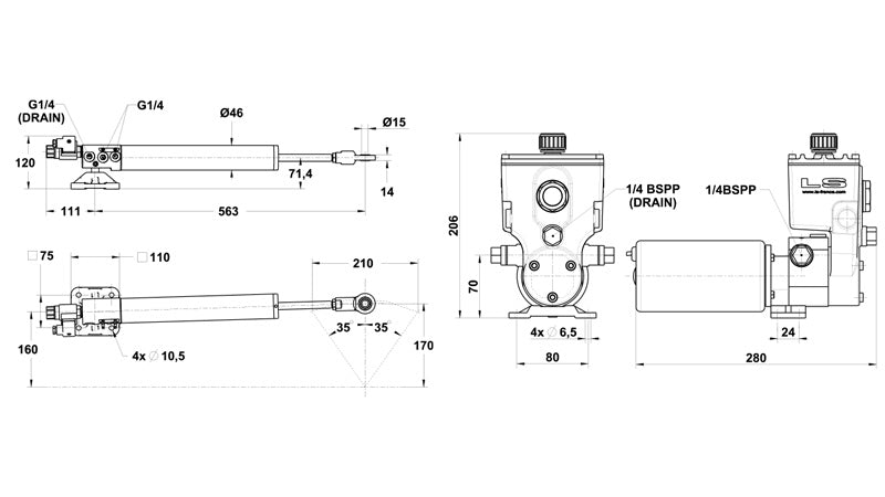 Ensemble linéaire 32 ST 16 NEWAVE 24V