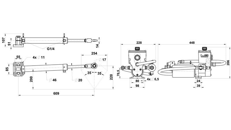 Ensemble linéaire 40 T 254 BP NEWAVE 12V