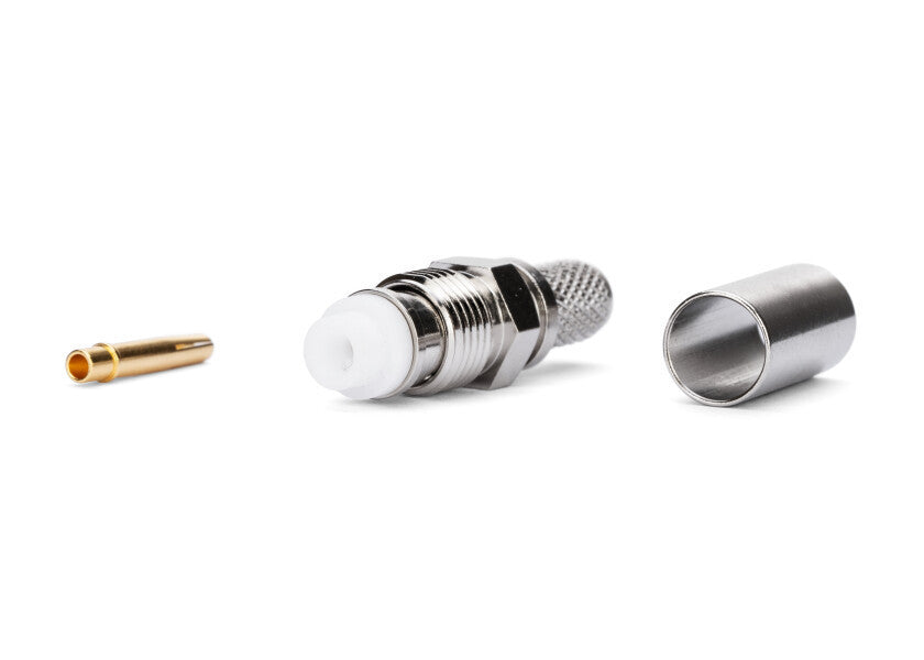 Connecteur à sertir fme pour câble coaxial rg8x