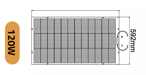 Panneau solaire souple TOPCON Full black 120W à 250W Galix