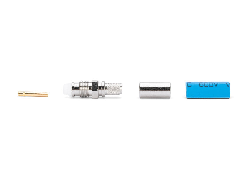 Connecteur à sertir fme pour câble coaxial rg8x