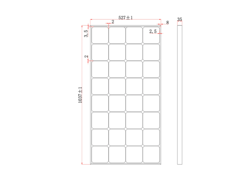 Panneau solaire Monocristallin back contact 110W Galix