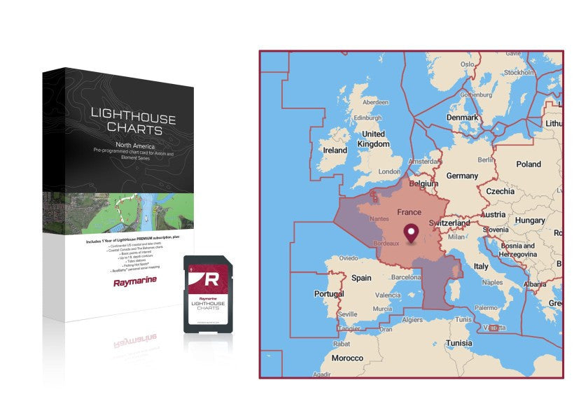 Carte Micro SD 32Gb préchargée cartographie LightHouse zone France