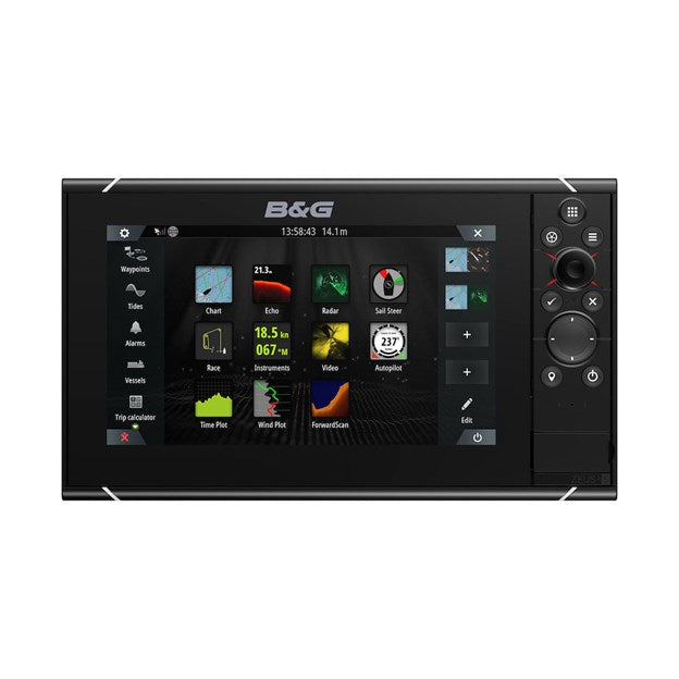 Traceur de cartes Zeus® 3S avec fond cartographique mondial B&G