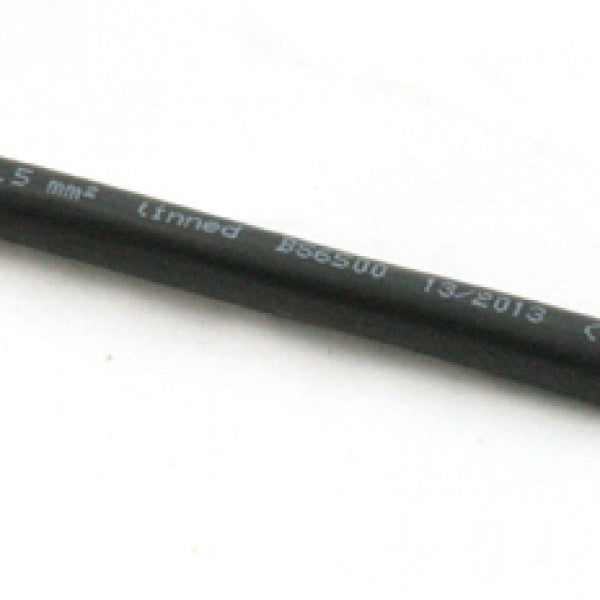 Câble étamé rond Noir