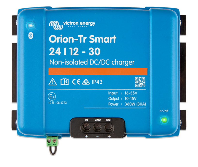 Orion-Tr Smart 12/12-30A & 24/12-30A DC-DC non isolé - Victron