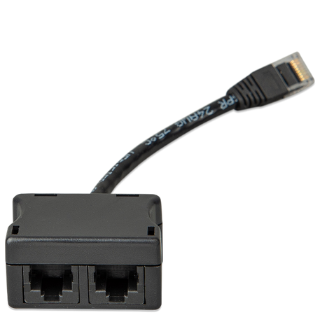 RJ45-splitter 1xRJ45 male/15cm cable/2xRJ45 female Victron