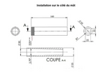Tube carbowind  trapézoïdal - NKE
