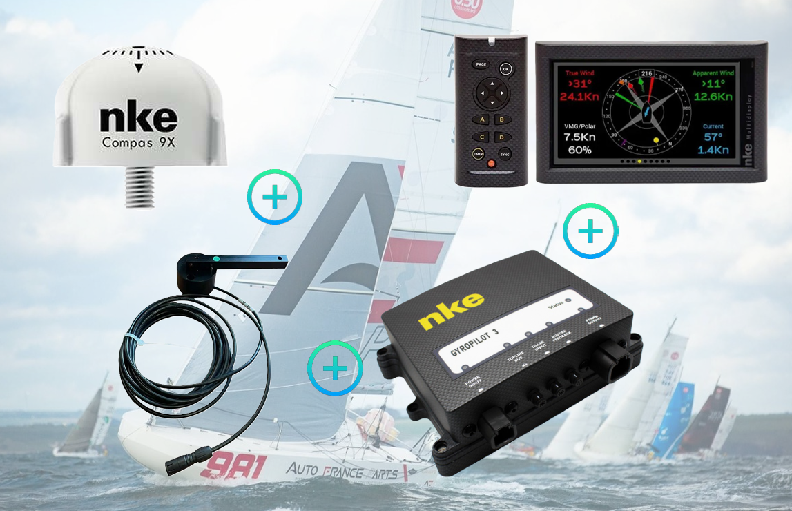 Pack Calculateur pilote automatique GyroPilot 3 - NKE