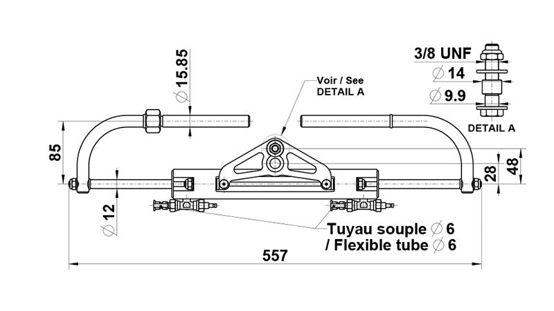 Vérin VHM EX 125 HP + Raccords