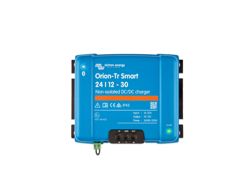 Orion-Tr Smart 12/12-30A & 24/12-30A DC-DC non isolé - Victron