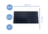 Panneau solaire Monocristallin 215W et 360W 24V VICTRON