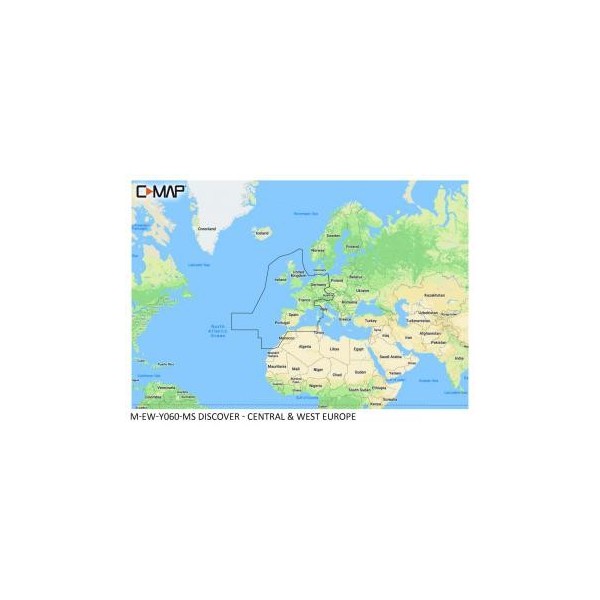 C-MAP DISCOVER Central & West Europe - Extra Large