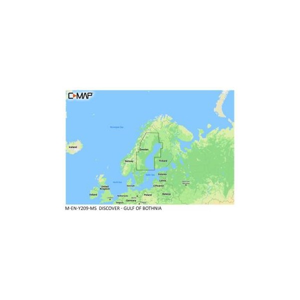 C-MAP DISCOVER  Gulf of Bothnia - Médium