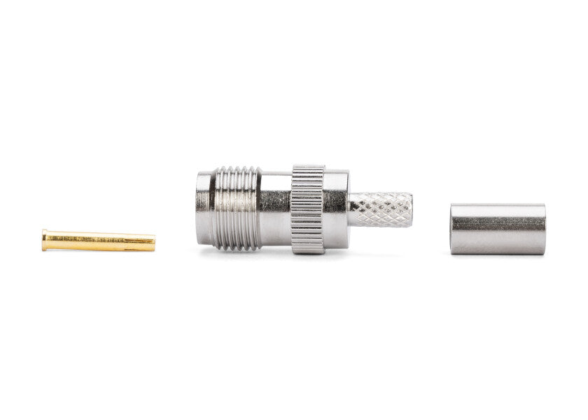 Connexion tnc pour câble rd 58/u, modèle à sertir.