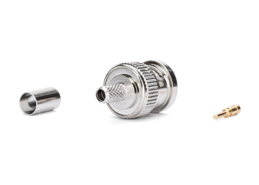 Connecteur à sertir bnc pour câble rg58 cable / ø 6 mm