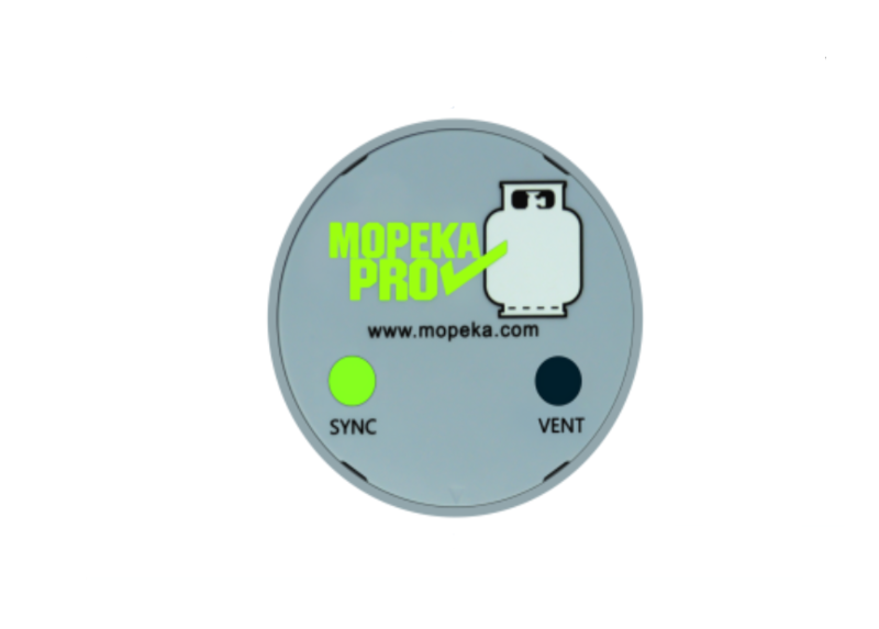 Indicateur de niveau de gaz pour bouteille de gaz Bluetooth avec aimant - MOPEKA