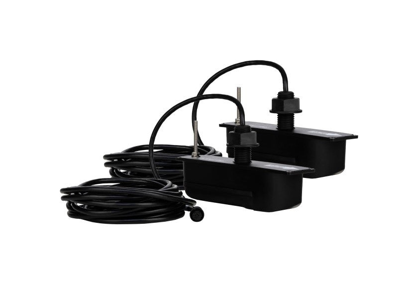 Pack sondes traversantes plastiques bâbord et tribord 12° HV-300 HyperVision RAYMARINE