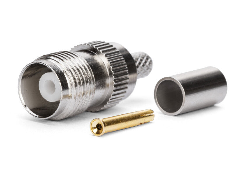 Connexion tnc pour câble rd 58/u, modèle à sertir.