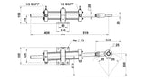 Vérin VHM 63 DT C345 + Raccords