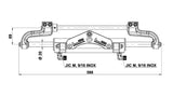 Vérin VHM EX 3500 HP + Raccords JIC