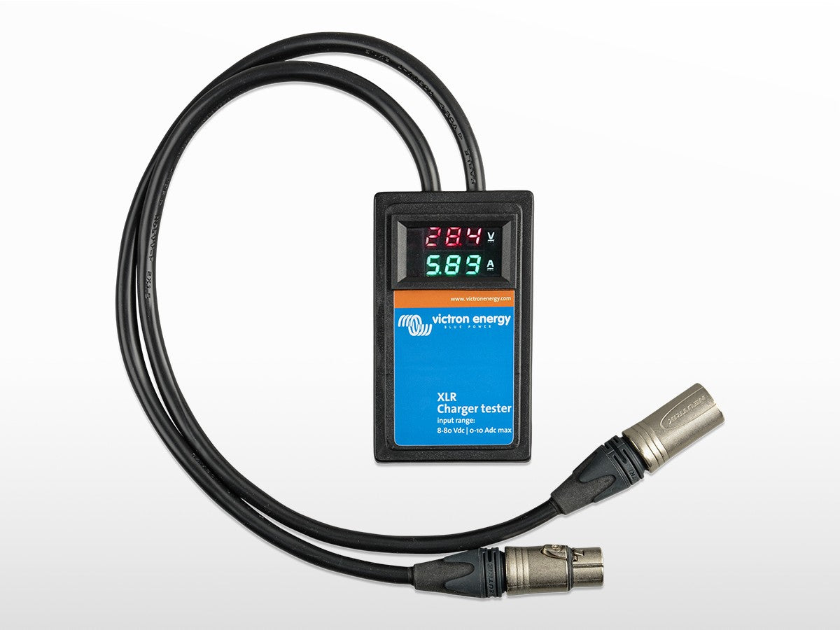 XLR Charger tester 8-80Vdc/0-10Adc max Victron